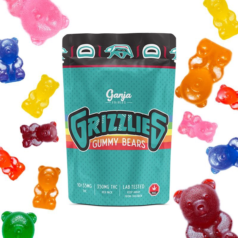Ganja Grizzlies – Gummibärchen in verschiedenen Geschmacksrichtungen