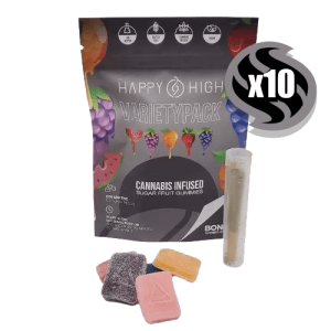 HAPPY HIGH mit Cannabis angereicherte Gummibärchen