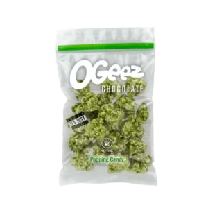 Cannabisförmige Schokolade, 1er-Pack Knallbonbons (35 g)